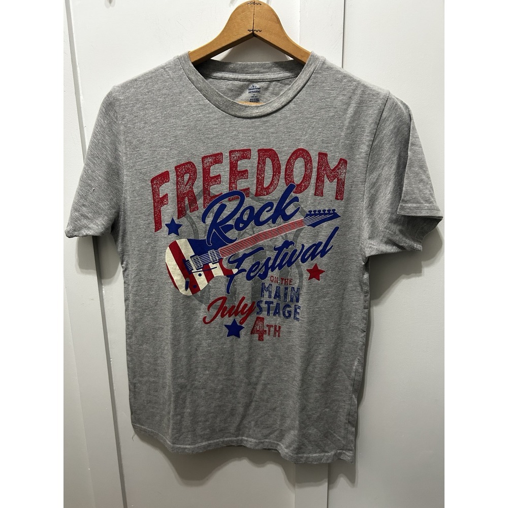 FREEDOM ROCK FESTIVAL JULY 4th Patriotic T-SHIRT‎ Men's Medium